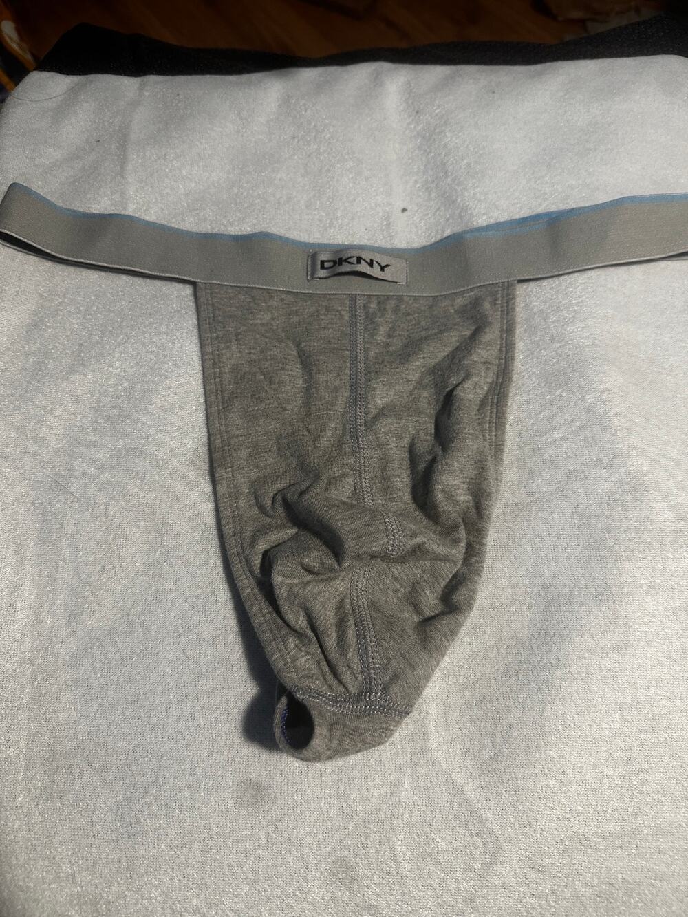 VTG DKNY men’s thong gray size XL